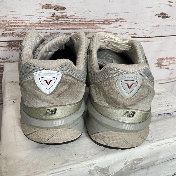 New Balance Mens 990V5 Gray Low Top Lace Up Sneaker Shoes Size 10.5 2E - Picture 3 of 8